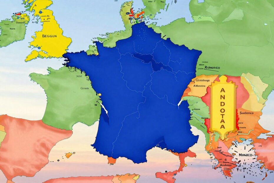 Z kim graniczy Francja